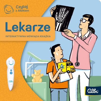 Czytaj z Albikiem, Lekarze, interaktywna mówiąca mini książka Czytaj z Albikiem, Lekarze, interaktywna mówiąca mini książka
