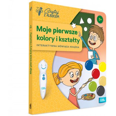 Czytaj z Albikiem, Moje pierwsze kolory i kształty, interaktywna mówiąca książka Czytaj z Albikiem, Moje pierwsze kolory i kształty, interaktywna mówiąca książka