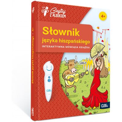 Czytaj z Albikiem, Słownik języka hiszpańskiego, interaktywna mówiąca książka Czytaj z Albikiem, Słownik języka hiszpańskiego, interaktywna mówiąca książka