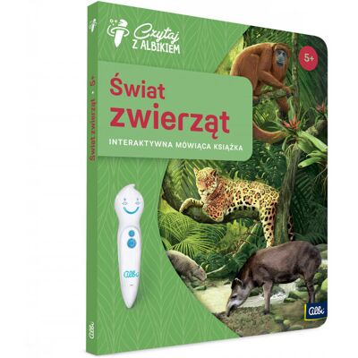 Czytaj z Albikiem, Świat zwierząt, interaktywna mówiąca książka Czytaj z Albikiem, Świat zwierząt, interaktywna mówiąca książka
