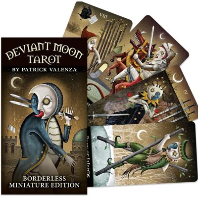 U.S. GAMES SYSTEMS Deviant Moon Tarot Borderless Miniature Edition U.S. GAMES SYSTEMS Deviant Moon Tarot Borderless Miniature Edition