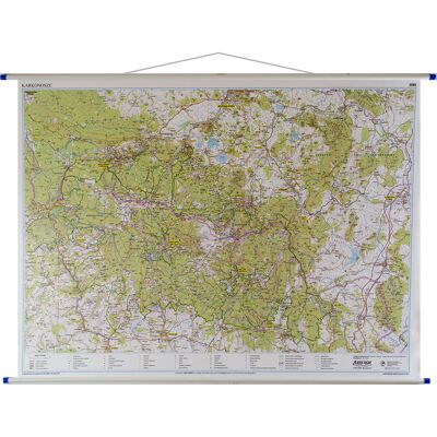 Eko-Graf, mapa ścienna Karkonosze, 1:35 000 Eko-Graf, mapa ścienna Karkonosze, 1:35 000