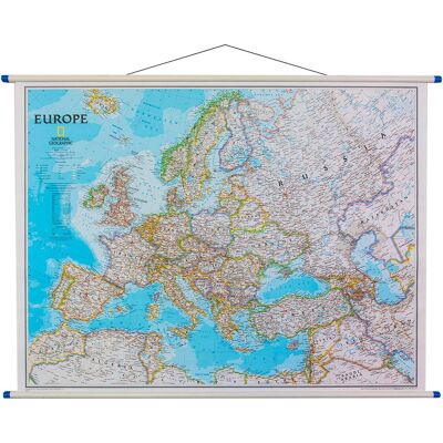 Europa Classic. Mapa ścienna polityczna 1:5 419 000, National Geographic Europa Classic. Mapa ścienna polityczna 1:5 419 000, National Geographic