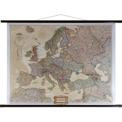 Europa Executive. Mapa ścienna polityczna 1:8 425 000, National Geographic Europa Executive. Mapa ścienna polityczna 1:8 425 000, National Geographic