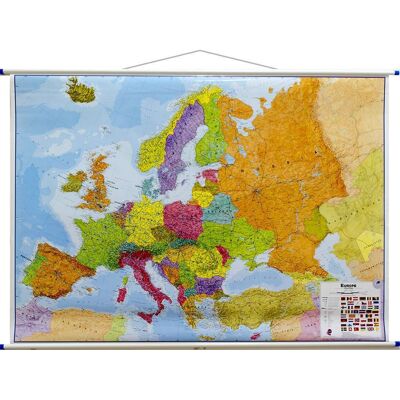 Europa mapa ścienna polityczna 1:3 200 000, Maps International Europa mapa ścienna polityczna 1:3 200 000, Maps International