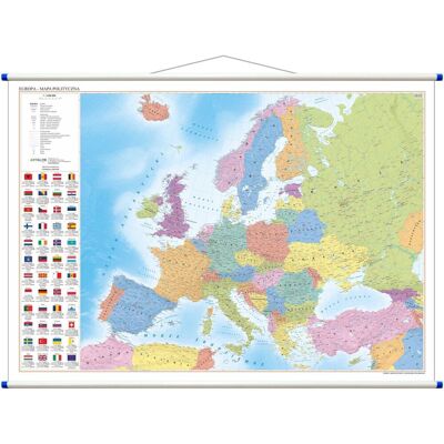 Europa - mapa ścienna polityczna 1:3 250 000 Europa - mapa ścienna polityczna 1:3 250 000