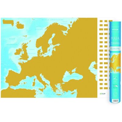 Artglob Europa. Mapa zdrapka 1:9 000 000 Artglob Europa. Mapa zdrapka 1:9 000 000
