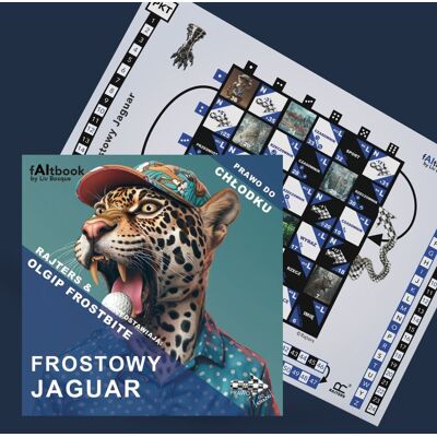 FAITBOOK „Frostowy Jaguar' - książka z grą, gra planszowa, RAJTERS FAITBOOK „Frostowy Jaguar' - książka z grą, gra planszowa, RAJTERS