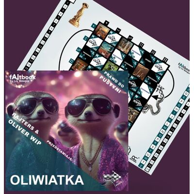 FAITBOOK „Oliwiatka” – książka z grą, gra planszowa, RAJTERS FAITBOOK „Oliwiatka” – książka z grą, gra planszowa, RAJTERS
