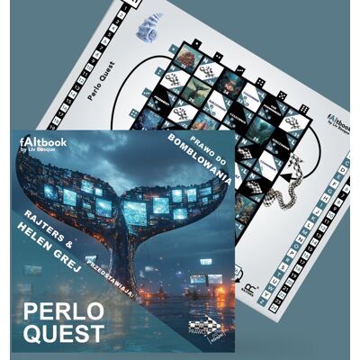 FAITBOOK „Perlo Quest” – książka z grą, gra planszowa, RAJTERS FAITBOOK „Perlo Quest” – książka z grą, gra planszowa, RAJTERS