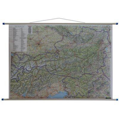 Freytag&Berndt,; Austria mapa ścienna samochodowa 1:500 000 Freytag&Berndt,; Austria mapa ścienna samochodowa 1:500 000