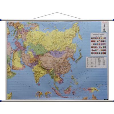 Freytag&Berndt,; Azja mapa ścienna polityczna, 1:9 000 000 Freytag&Berndt,; Azja mapa ścienna polityczna, 1:9 000 000