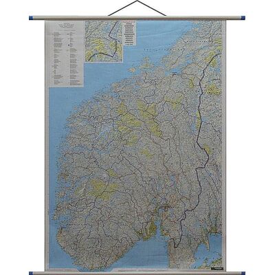 Freytag&Berndt,; mapa ścienna Norwegia, 1:600 000 Freytag&Berndt,; mapa ścienna Norwegia, 1:600 000
