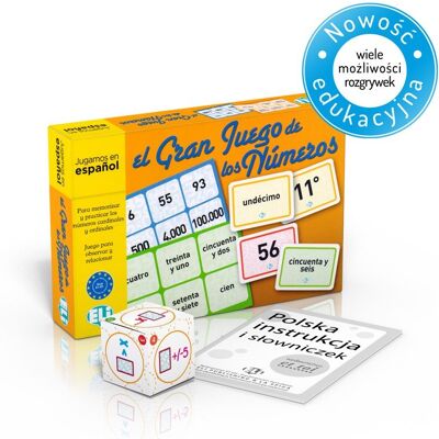Inny producent Gra Językowa Hiszpański El Gran Juego De Los Numeros Inny producent Gra Językowa Hiszpański El Gran Juego De Los Numeros