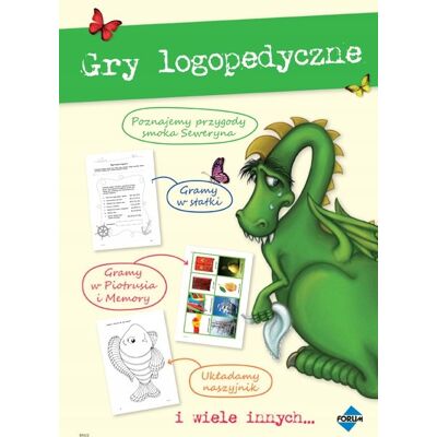 Gry logopedyczne. 60 kart pracy Gry logopedyczne. 60 kart pracy