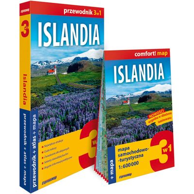 Islandia 3w1: przewodnik + atlas + mapa Islandia 3w1: przewodnik + atlas + mapa