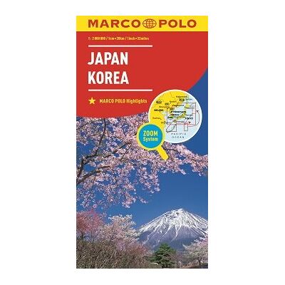 Japonia, Korea. Mapa 1:2000000 Japonia, Korea. Mapa 1:2000000