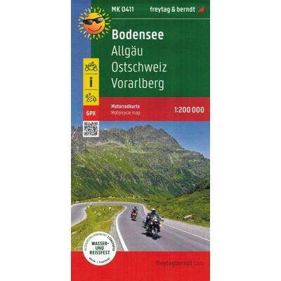 Jezioro Bodeńskie / Bodensee. Wodoodporna mapa motocyklowo-turystyczna Jezioro Bodeńskie / Bodensee. Wodoodporna mapa motocyklowo-turystyczna