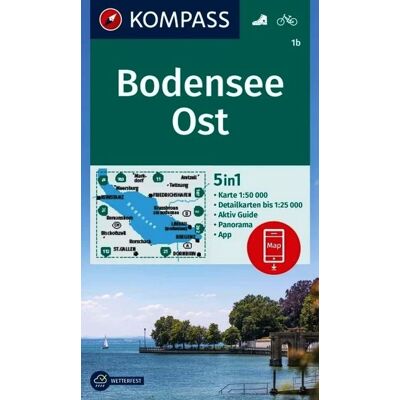 Jezioro Bodeńskie, część wschodnia / Bodensee - Ost. Wodoodporna mapa turystyczna Jezioro Bodeńskie, część wschodnia / Bodensee - Ost. Wodoodporna mapa turystyczna
