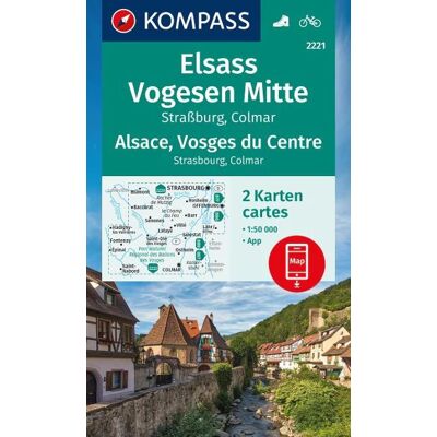 K 2221 Elsass, Vogesen Mitte / Alsace, Vosges du Centre (2 mapy K 2221 Elsass, Vogesen Mitte / Alsace, Vosges du Centre (2 mapy