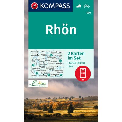 K 460 Wanderkarte Rhön (2 mapy) K 460 Wanderkarte Rhön (2 mapy)