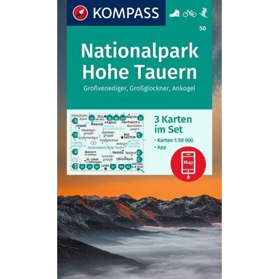 K 50 Nationalpark Hohe Tauern (3 mapy w kompl.) K 50 Nationalpark Hohe Tauern (3 mapy w kompl.)