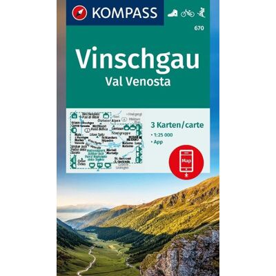 K 670 Vinschgau, Val Venosta (3 Karten im Set) K 670 Vinschgau, Val Venosta (3 Karten im Set)