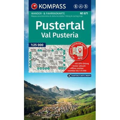 K 671 Pustertal/Val Pusteria (3 mapy) K 671 Pustertal/Val Pusteria (3 mapy)