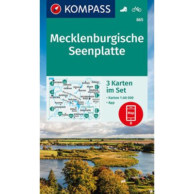 K 865 Mecklenburgische Seenplatte (3 mapy) K 865 Mecklenburgische Seenplatte (3 mapy)