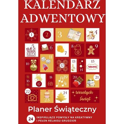 Kalendarz Adwentowy. Planer Świąteczny na prezent Kalendarz Adwentowy. Planer Świąteczny na prezent