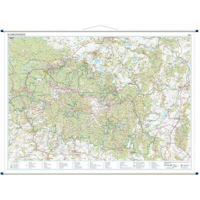 Karkonosze. Mapa ścienna 1:50 000 Karkonosze. Mapa ścienna 1:50 000