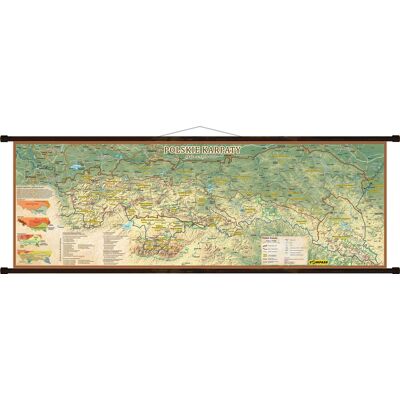 Karpaty Polskie mapa ścienna, 1:370 000, Compass Karpaty Polskie mapa ścienna, 1:370 000, Compass