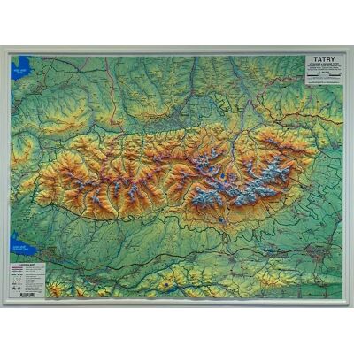 Kartografiehp, mapa plastyczna Tatry, 1:66 666 Kartografiehp, mapa plastyczna Tatry, 1:66 666