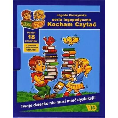 Kocham Czytać Pakiet 18 zeszytów + GRATIS! Poradnik i kolorowanka Kocham Czytać Pakiet 18 zeszytów + GRATIS! Poradnik i kolorowanka
