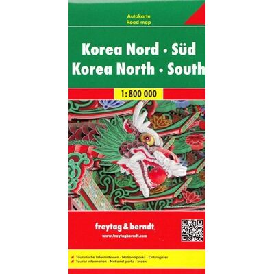 Korea Północna, Korea Południowa. Mapa 1:800 000 Korea Północna, Korea Południowa. Mapa 1:800 000