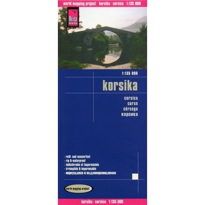 Korsyka. Mapa 1:135 000 Korsyka. Mapa 1:135 000