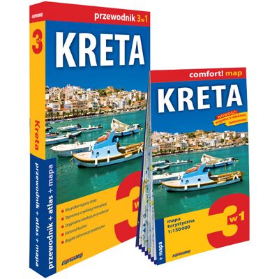 Kreta 3w1: Przewodnik + atlas + mapa Kreta 3w1: Przewodnik + atlas + mapa