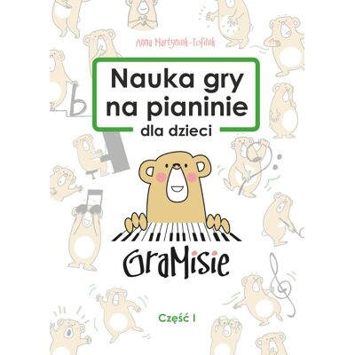 Książka GraMisie kurs na pianino keyboard/GraMisie Książka GraMisie kurs na pianino keyboard/GraMisie