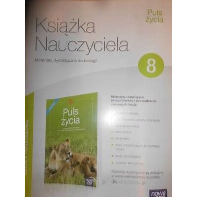 Książka nauczyciela Puls życia 8 Książka nauczyciela Puls życia 8