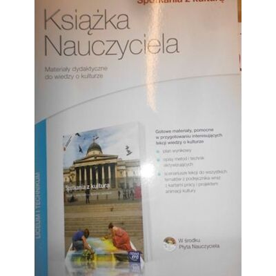 Książka nauczyciela Spotkania z kulturą + CD Książka nauczyciela Spotkania z kulturą + CD