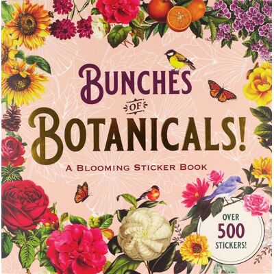 Peter Pauper Press Książka z naklejkami 500 sztuk Botanical Peter Pauper Press Książka z naklejkami 500 sztuk Botanical