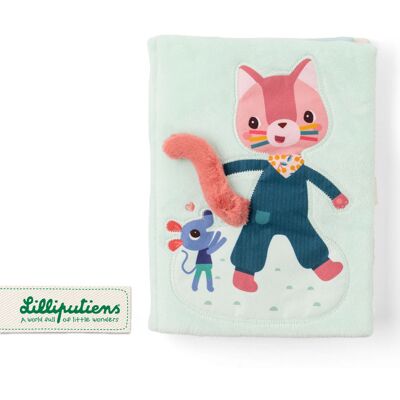 Lilliputiens Książeczka Sensoryczna Aktywizująca Przebieranki Myszka Nina 9m+ Lilliputiens Książeczka Sensoryczna Aktywizująca Przebieranki Myszka Nina 9m+
