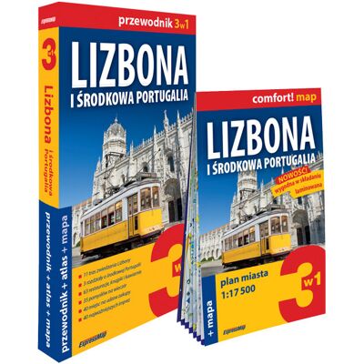 Lizbona i środkowa Portugalia 3w1: przewodnik + atlas + mapa Lizbona i środkowa Portugalia 3w1: przewodnik + atlas + mapa