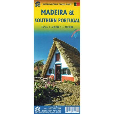 Madera i południowa Portugalia. Wodoodporna mapa samochodowo-turystyczna 1:60 000 / 1:400 000 Madera i południowa Portugalia. Wodoodporna mapa samochodowo-turystyczna 1:60 000 / 1:400 000