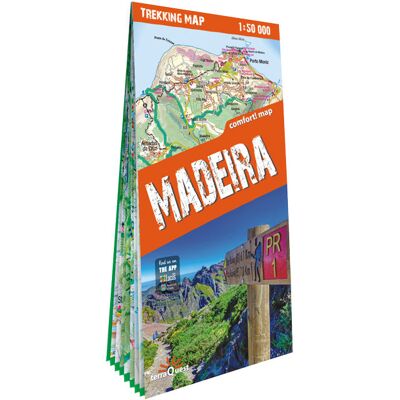 Madera. Mapa trekkingowa. 1:50 000 Madera. Mapa trekkingowa. 1:50 000