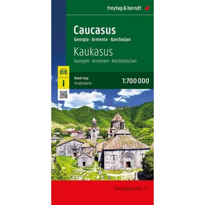 Mapa Kaukaz Gruzja Armenia Azerbejdżan 1:700 000 - Opracowanie zbiorowe Mapa Kaukaz Gruzja Armenia Azerbejdżan 1:700 000 - Opracowanie zbiorowe