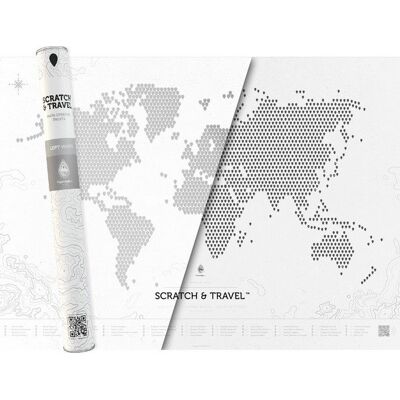 Playprint Mapa zdrapka, Loft White Playprint Mapa zdrapka, Loft White