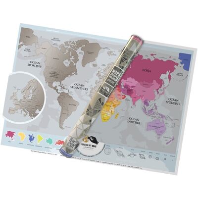 Playprint Mapa zdrapka, Świat-Premium Playprint Mapa zdrapka, Świat-Premium