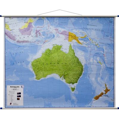 Maps Internatonal Maps International, mapa ścienna polityczna Australia, 1:7 000 000 Maps Internatonal Maps International, mapa ścienna polityczna Australia, 1:7 000 000