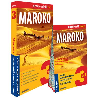 Maroko 3w1. Przewodnik + atlas + mapa Maroko 3w1. Przewodnik + atlas + mapa